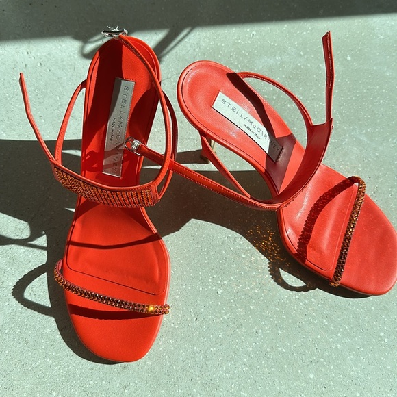 🔥 New‎ Stella McCartney Stella 100mm Alter Sandals size 38.5EU - Picture 5 of 11